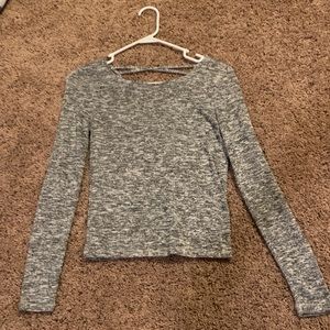 Cross Back Long Sleeve